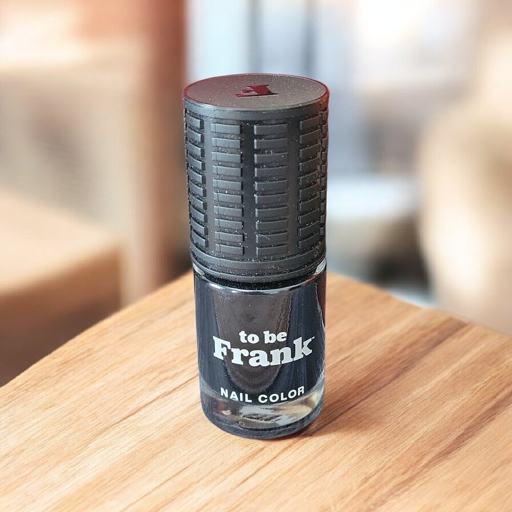 🖤To Be Frank “Black Like My Soul” Vegan Cruelty-Free Nail Color 15 ml - Picture 3 of 3